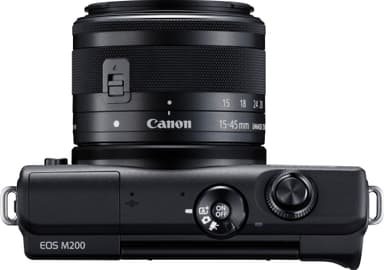 Canon EOS M200 BK M15 systemkamera + 15-45 mm objektiv