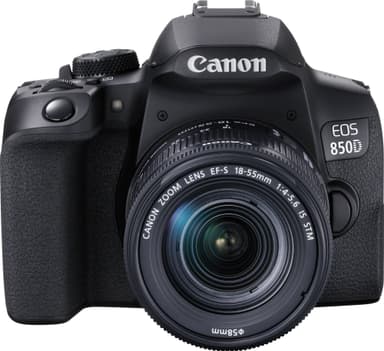 Canon EOS 850D DSLR kamera + 18-55 mm IS STM-objektiv