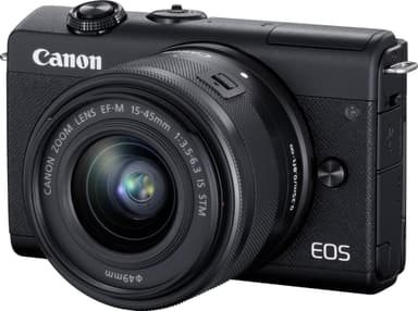 Canon EOS M200 BK M15 systemkamera + 15-45 mm objektiv