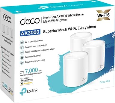 TP-Link Deco X60 mesh WiFi 6 router 3-pack