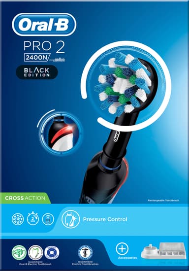Oral-B Pro-2 2400N eltandborste (svart)