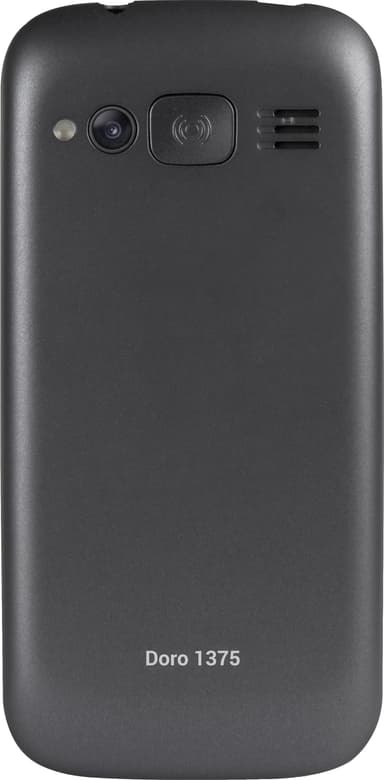 Doro 1375 mobiltelefon (grafit) - Enbart 2G