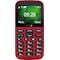 Doro 1375 mobiltelefon (röd) - Enbart 2G
