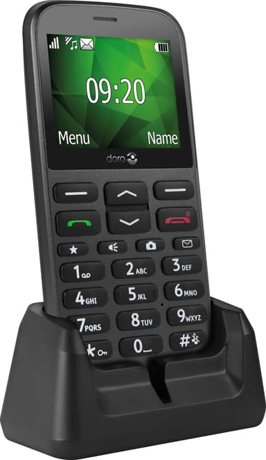 Doro 1375 mobiltelefon (grafit) - Enbart 2G