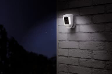 Ring Spotlight Cam Battery övervakningskamera (vit)