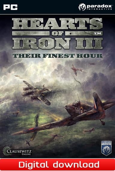 Hearts of Iron III: Their Finest Hour - PC Windows