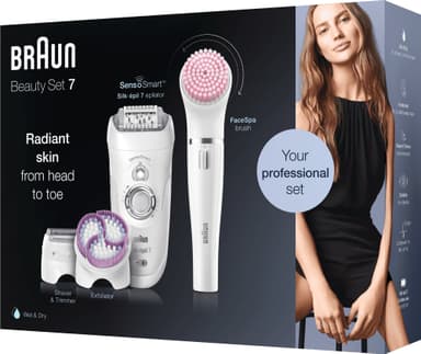 Braun Silk-épil 7 SensoSmart epilator 7/885 skönhetsset