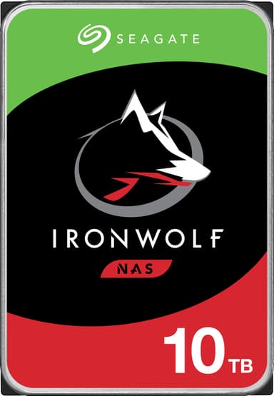 Seagate IronWolf  3.5" intern HDD för NAS (10 TB)
