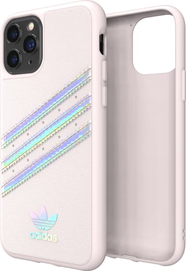 Adidas PU iPhone 11 Pro fodral (orchid/holograf)