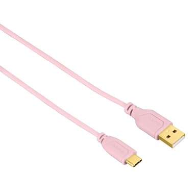 HAMA Kabel USB C Flexislim Rose 0.75m