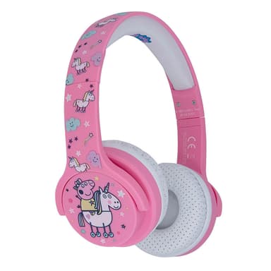PEPPA PIG Hörlur Junior Bluetooth On-Ear 85dB Trådlös Rosa Unicorn