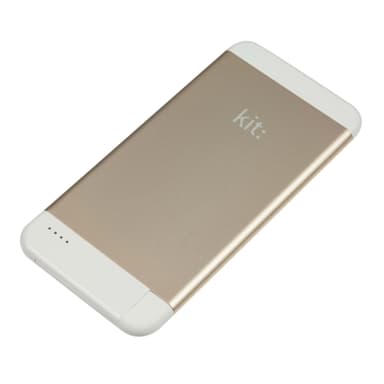 KIT Powerbank 4100mAh MFI Lightning 2,1A Guld