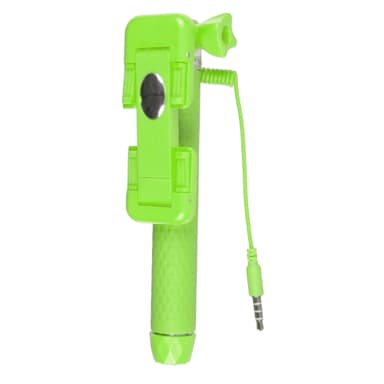 KITVISION Selfiestick Pocket Trådad Spegelfunktion Grön