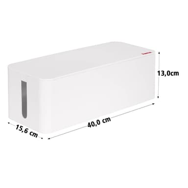 HAMA Kabelbox Maxi Vit