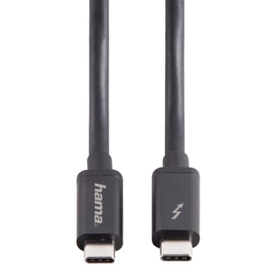 HAMA Kabel Thunderbolt 3 20Gbps Svart 1m
