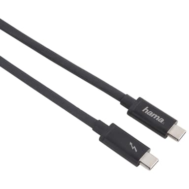 HAMA Kabel Thunderbolt 3 20Gbps Svart 1m