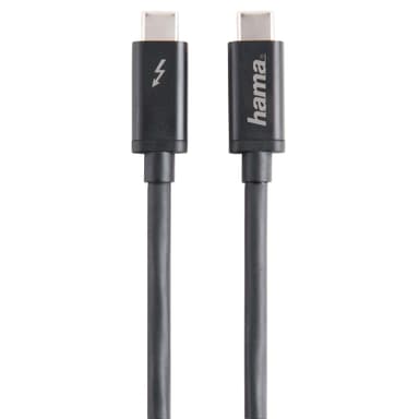HAMA Kabel Thunderbolt 3 20Gbps Svart 1m