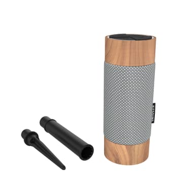 KITSOUND Högtalare Diggit Trådlös högtalare för Trädgården Wood