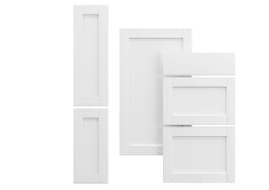 Epoq Shaker Offwhite Vitrinlucka 30x70cm till köket