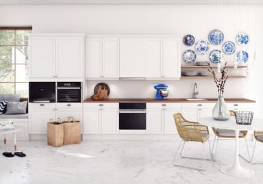 Epoq Shaker Offwhite Vitrinlucka 30x70cm till köket