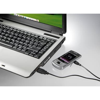 HAMA Synkkabel Micro-USB 1.4m Svart