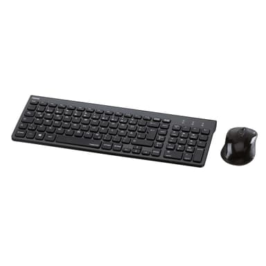 HAMA Tangentbord Mus Cortino Trådlös Svart