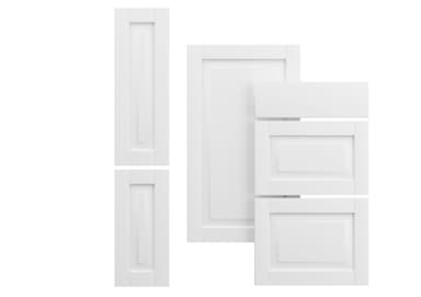 Epoq Fasett Classic White vitrinlucka till köket 40x70
