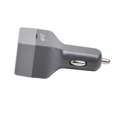 GEAR Laddare 12V 1xUSB-C PD 1xUSB A 2.4A PD 18W 3.0 För Mobil/PC/Mac Totalt 30W