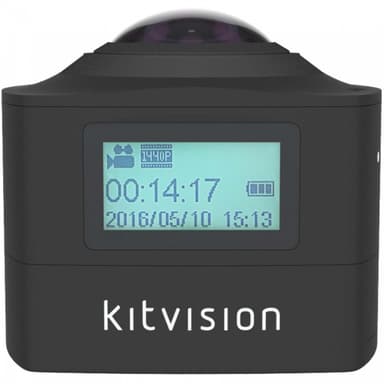 KITVISION Actioncamera Immerse 360 Panorama FHD 1440P WiFi