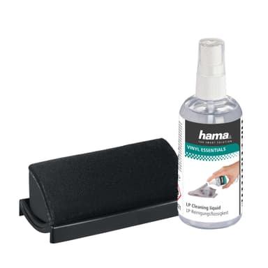HAMA Rengöringskit Vinylskivor Borste och Rengöringsmedel 100 ml