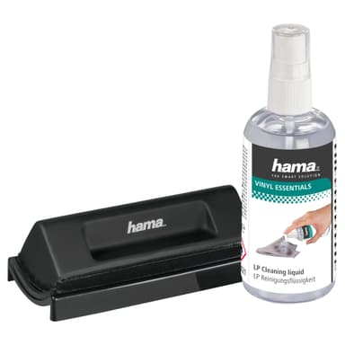 HAMA Rengöringskit Vinylskivor Borste och Rengöringsmedel 100 ml