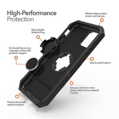 ROKFORM Mobilskal Rugged  Mountsystem Svart iPhone 11