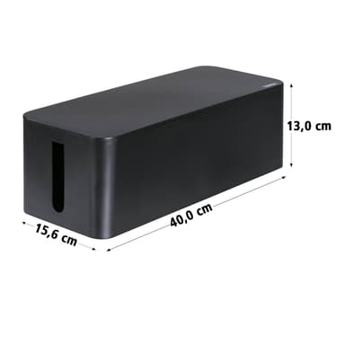 HAMA Kabelbox Maxi Svart