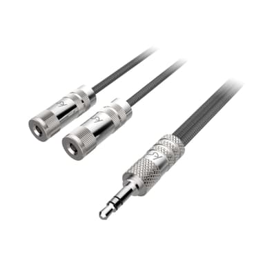 KITSOUND 3,5mm Splitter Premium Metallkontakter