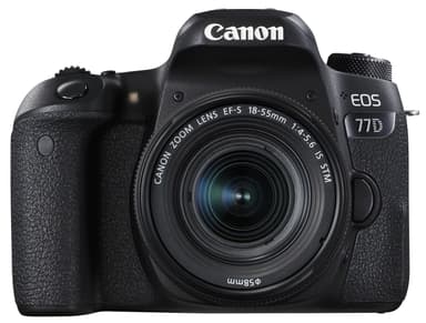 Canon EOS 77D systemkamera + 18-55mm IS STM objektiv