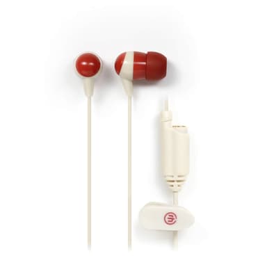 WICKED AUDIO Hörlur Heist Vit In-Ear Extra 3,5mm Uttag