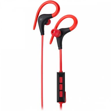 KITSOUND Hörlur Race Röd In-Ear Trådlös Mic