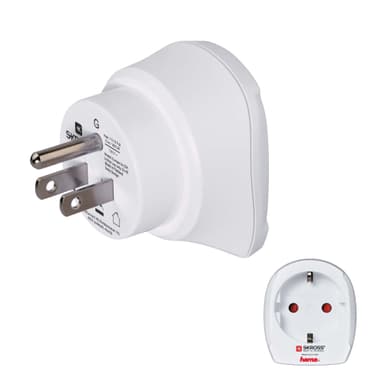 HAMA SKROSS Reseadapter EU till USA
