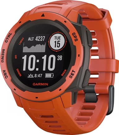Garmin Instinct Röd - Träningsklocka