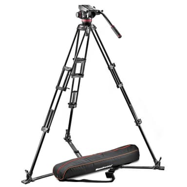 MANFROTTO Stativkit Video MVH502A,546GB-1 Väska Aluminium