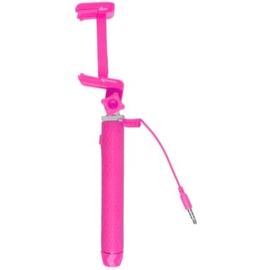 KITVISION Selfiestick Pocket Trådad Spegelfunktion Rosa