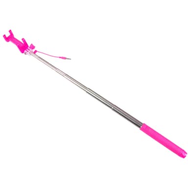 KITVISION Selfiestick Pocket Trådad Spegelfunktion Rosa