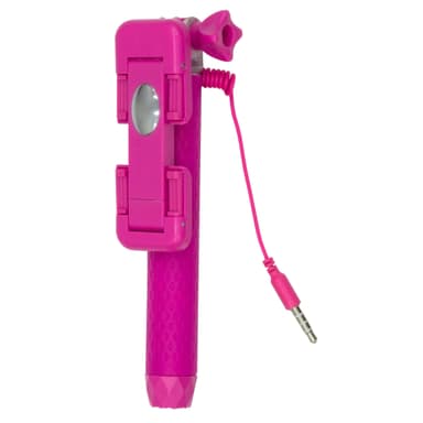 KITVISION Selfiestick Pocket Trådad Spegelfunktion Rosa