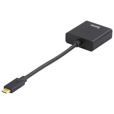 HAMA Adapter VGA-USB-C Hona-Hane Guld Svart