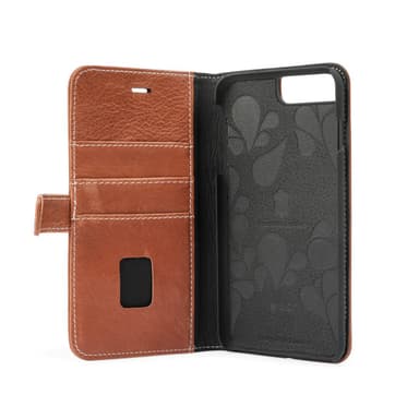 ONSALA COLLECTION Plånboksväska Skinn Brun iPhone 6/7/8 Plus
