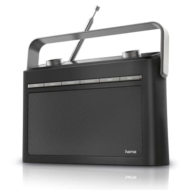 HAMA Radio DAB+ FM DR50 Batteridriven Svart
