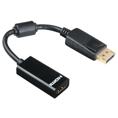 HAMA Adapter DisplayPort-HDMI Hona-Hane Guld Svart