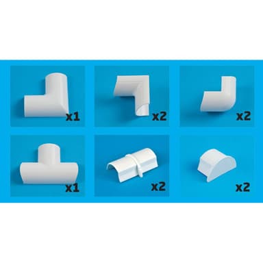 D-Line adapterkit för kabelkanal (10-pack)