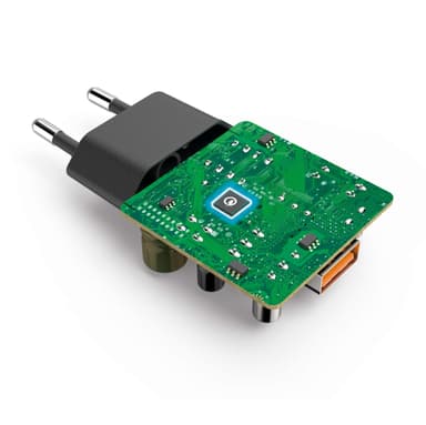 HAMA Laddare 220V Micro-USB 3A lös kabel 1.5m QC 3.0