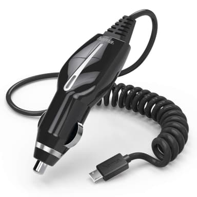 HAMA Laddare 12V MicroUSB 1A Svart 11-30V